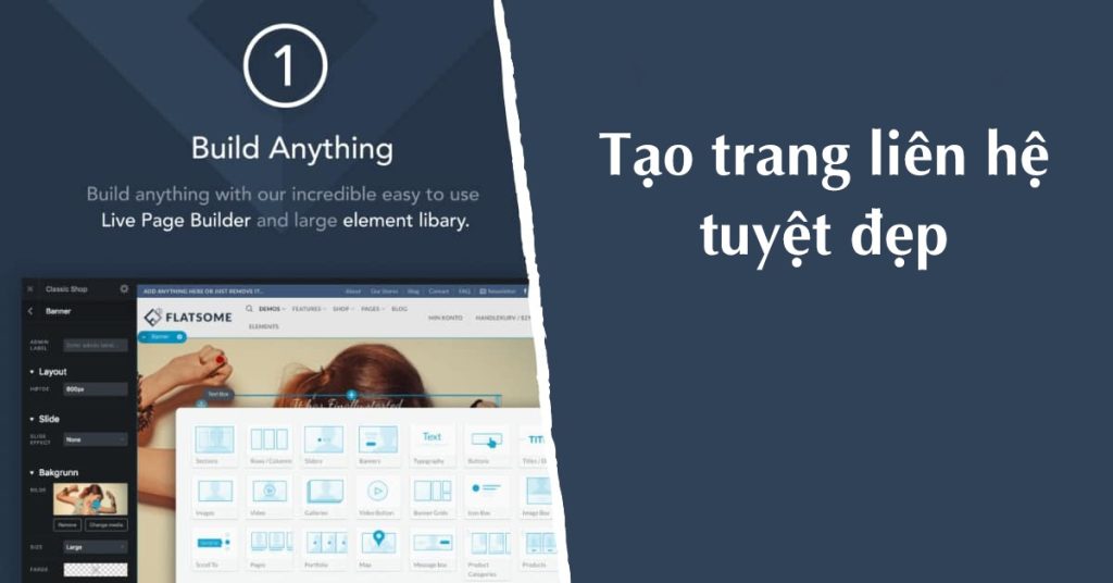 Làm web bán hàng với Flatsome – Tạo trang liên hệ tuyệt đẹp