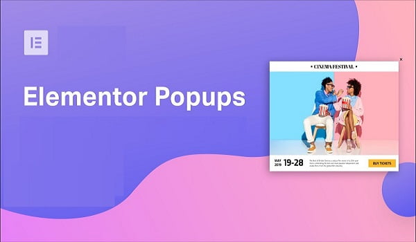 tính năng popups của elementor