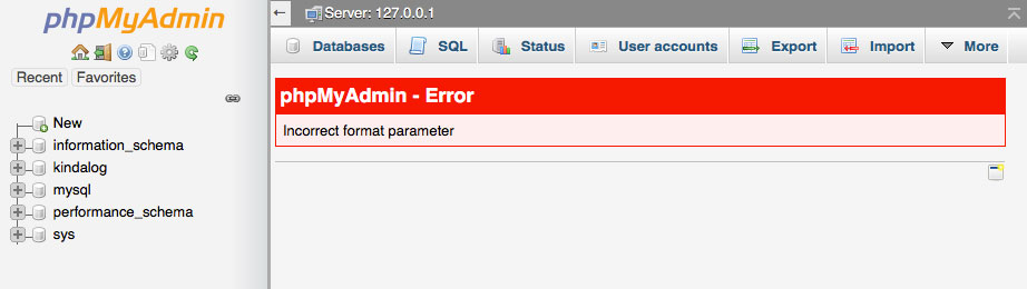 phpMyAdmin: Xử lý lỗi Incorrect format parameter khi nhập dữ liệu