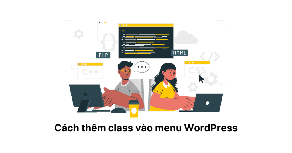 Cách thêm class vào menu WordPress