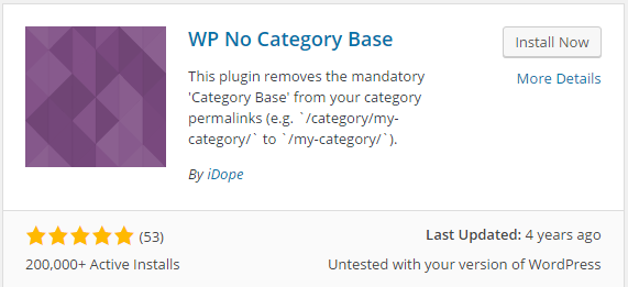 How to remove /category/ from WordPress URL