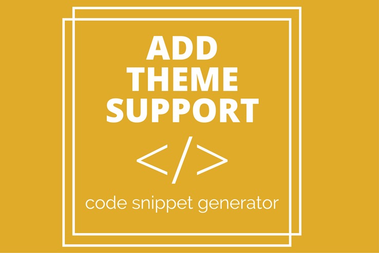 Add theme support trong wordpress