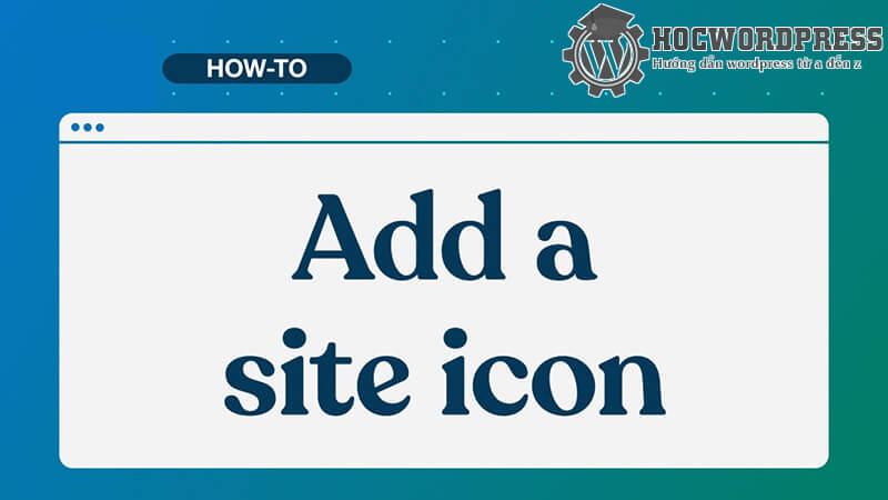 thay đổi favicon trong wordpress