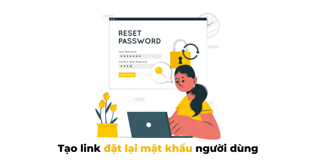 Tạo link đặt lại mật khẩu người dùng