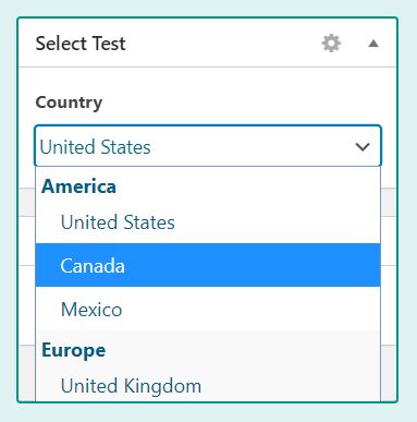 nested dropdown list options results with acf