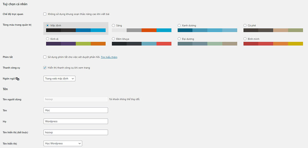 Profile Management