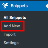 add new snippets