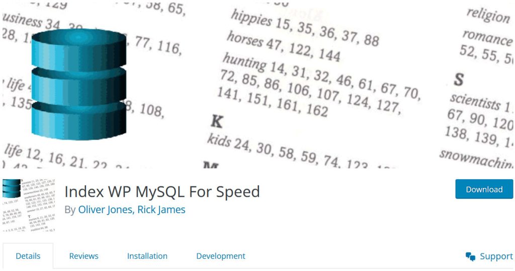 Sử dụng plugin Index WP MySQL để tăng tốc website wordpress